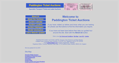 Desktop Screenshot of paddingtonticketauctions.co.uk